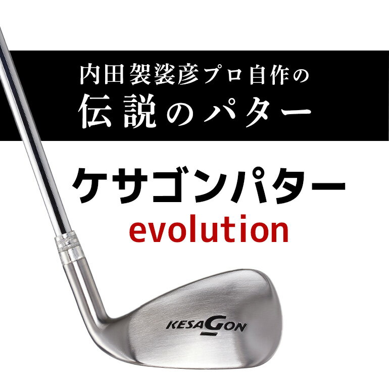 【ふるさと納税】ケサゴンパター ケサゴン パター evolution エボリューション ゴルフ ゴルフ用品 練習用 初心者向け 中級車向け 上級者向け アイアン形状 L字型 復刻版 スコアアップ ギフト 贈答用