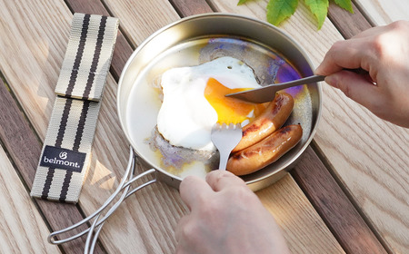 [ベルモント] チタンクッカー (M) アウトドア用品 キャンプ用品 登山 防災 アウトドアギア 燕三条製 【016S069】