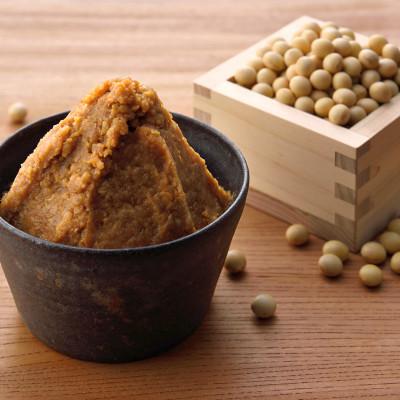 ふるさと納税 朝倉市 【まるは醤油】合わせ味噌 朝倉　田舎造り　800g×3(朝倉市)