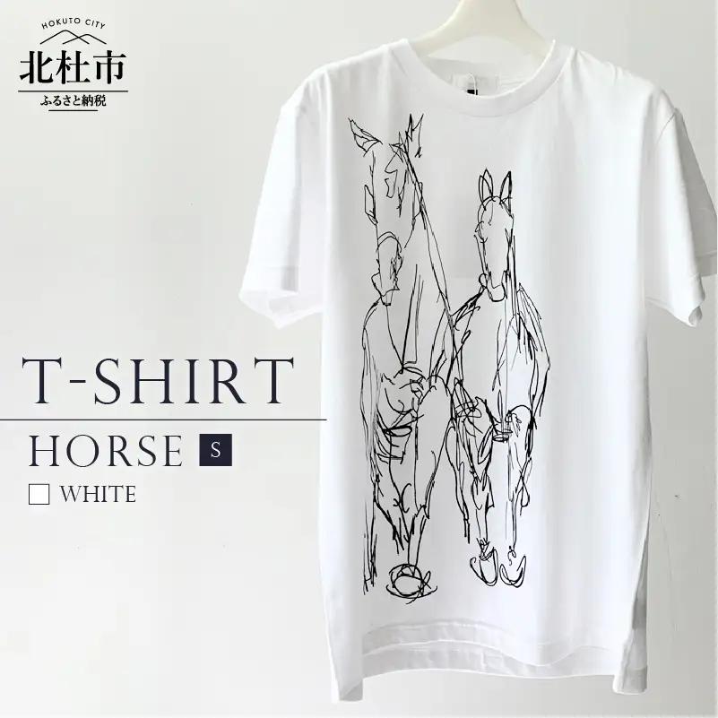 HORSE T-SHIRT【Sサイズ／WHITE】 [h125]