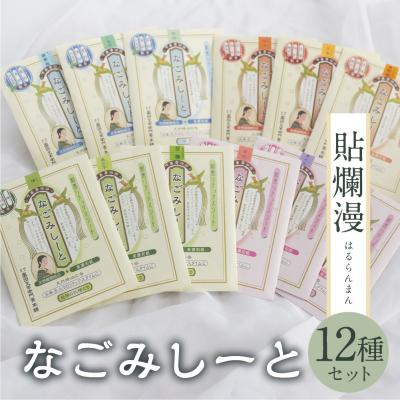 ふるさと納税 下呂市 貼爛漫セットB(下呂膏物語なごみしーと4枚×12種の香り)アロマ 美容 リラックス【1-9】