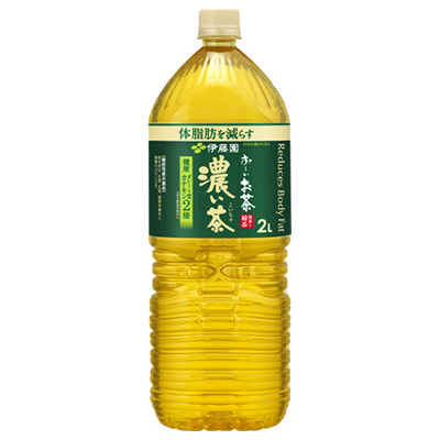 
2023年10月発送開始『定期便』お～いお茶濃い茶2L　12本(2ケース)全3回【5128897】
