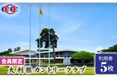 【会員限定】大利根カントリークラブ利用券＊15000円（利用券3000円×5枚） ／ ゴルフ golf GOLF ごるふ ゴルフ場 チケット ちけっと 体験 プレー券 利用券 ゴルフ場利用券 記憶に残るラウンド 最高のコースコンディション 最良のサービス 茨城県 No.159