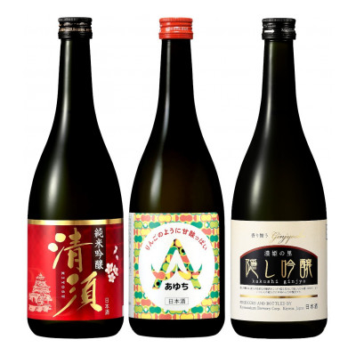 
            ＜清須市の地酒＞飲み比べ3本セット 720ml【1606266】
          