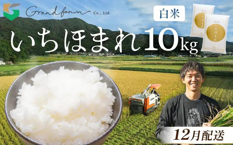 【先行予約】令和8年産 新米 いちほまれ 白米 10kg (5kg×2袋) 【2026年12月以降順次発送予定】 白米 10キロ [m46-c005_12]