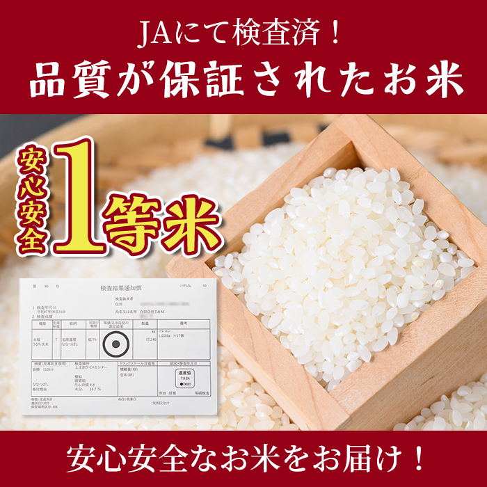 【E7112】《定期便・全2回》上士別清流米 ななつぼし (10kg×2回・計20kg) 米 お米 精米 白米 北海道米 ごはん ななつぼし 北海道産 士別産 10kg 20kg 定期便 【合同会社T