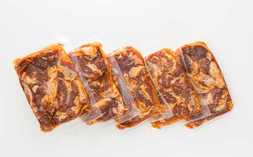 【定期便12ヶ月】 国産 豚ハラミ 1kg（200g×5パック）| 味付き 特性オリジナル タレ味 | 豚肉 豚 ホルモン ハラミ はらみ 北海道産 焼肉 焼き肉 ホ アウトドア キャンプ BBQ お