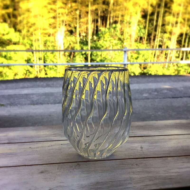 【ふるさと納税】"Classic Bamboos"竹の古径(こみち) ストライプ 多用途 グラス