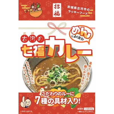 ふるさと納税 古河市 めんによく合う!古河の七福カレー(レトルトカレー:10個) | カレー レトルト _BU02