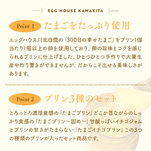 ＜TVで紹介！＞たまごジャムと3種のたまごプリンの詰め合わせ