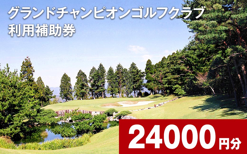 
グランドチャンピオンゴルフクラブ 利用補助券 24000円分 1000円×24枚
