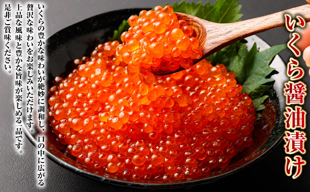 【4回定期便】無着色たらこ（一本物）・いくらの醤油漬け 1回あたり合計1.5kg