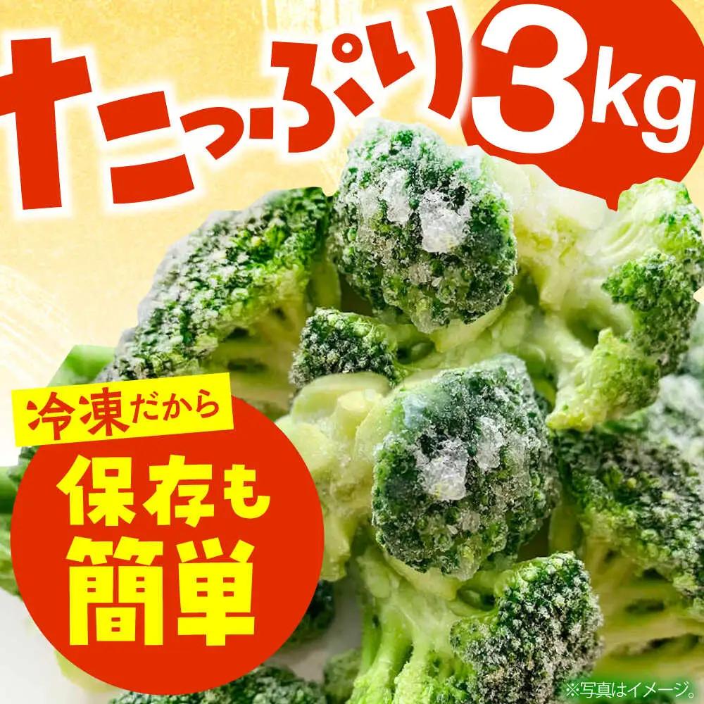 冷凍ブロッコリー 3kg 池田海陸物産 [SEW007] ブロッコリー