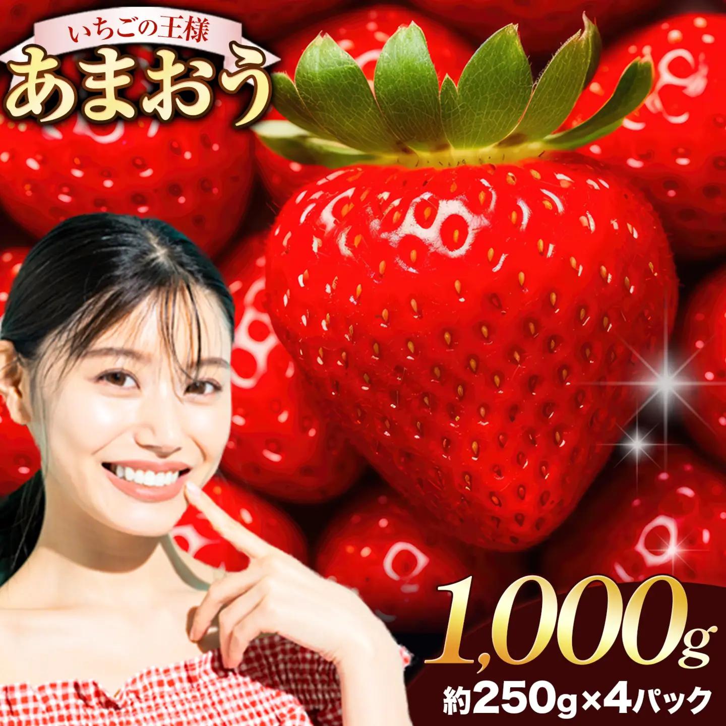あまおう 1000g いちご 先行予約