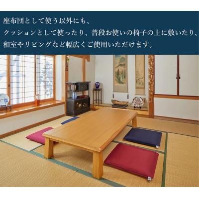 ふるさと納税 幸田町 エアウィーヴ 座布団 大(銘仙判)ギフトBOX仕様 ワインレッド |  | 02