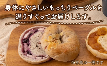 【6回定期便】ベーグル 詰め合わせ 10個セット【プティ・ボヌール】 パン おいしい   [MDJ004]