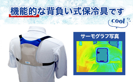 アイスリュック Style 青 保冷剤付き 保冷 アイスリュック