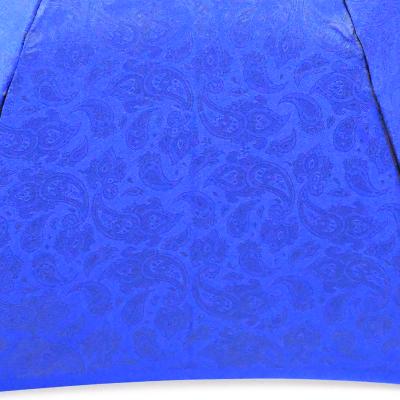 ふるさと納税 富士吉田市 舟久保織物の晴雨兼用折りたたみ傘ペイズリー/ブルー メンズレディース軽量 日本製 |  | 02