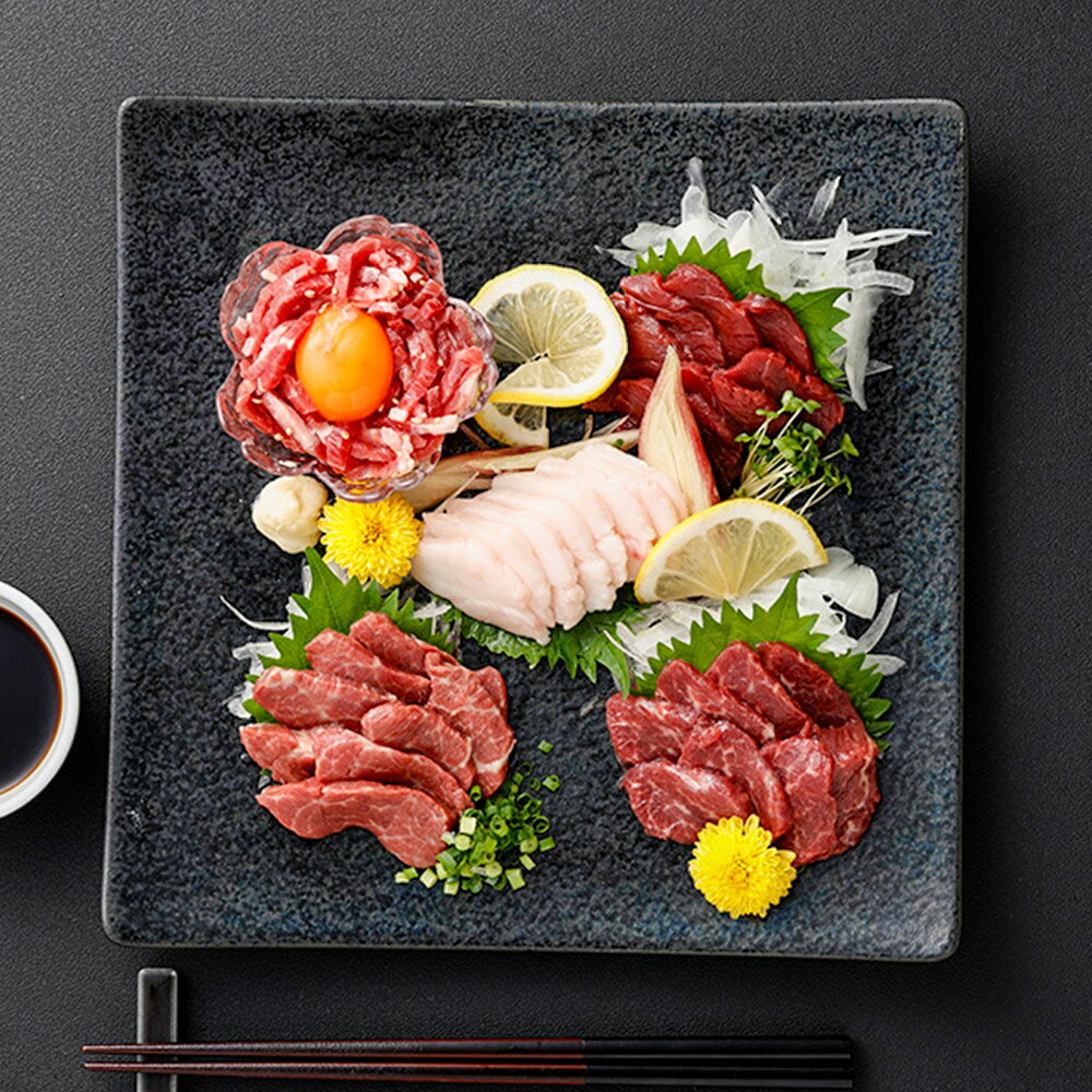 【ふるさと納税】馬刺し 5種盛セット 計約250g（約50g×5） 特赤身 赤身 中トロ コーネ ユッケ 馬刺しのタレ付き 馬刺 馬肉 お肉 たれ 醬油 しょうゆ 詰め合わせ 冷凍 熊本県 熊本市 送料無料