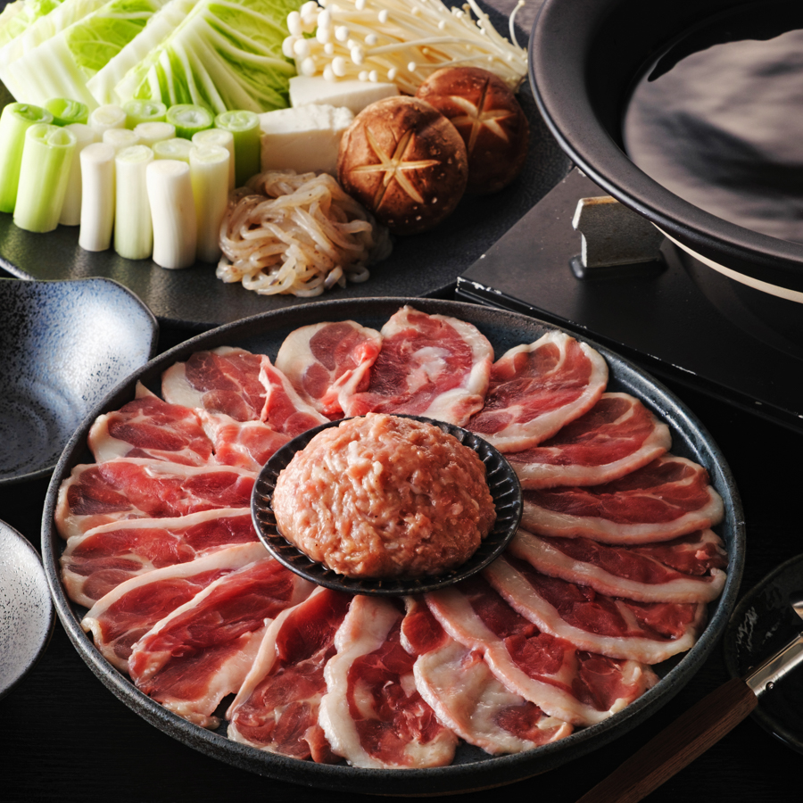 ＜アイガモの谷口＞「但馬鴨鍋」うどん付3～4人前