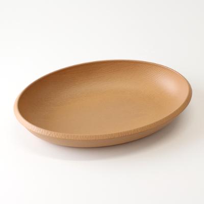 ふるさと納税 海南市 こもれび　木目調オーバルプレートNA　5個入 |  | 01