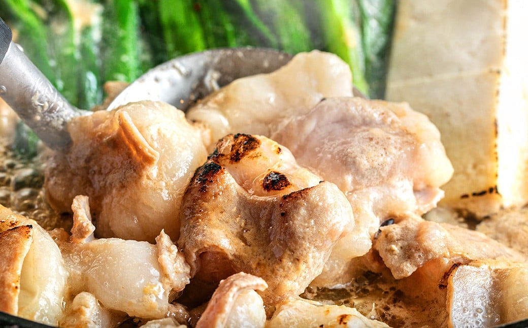 魚住商店 特製あごだし醤油仕立て もつ鍋セット 満足もつ増量500g【2～3人前】