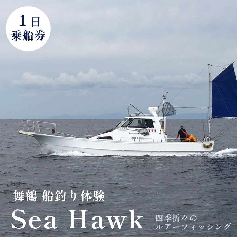 
舞鶴で船釣り体験！ シーホーク １日乗船券 １名様 ルアーフィッシング 関西 日本海 京都府 舞鶴市 海 アウトドア 釣り フィッシング 船 釣り船 船釣り 体験

