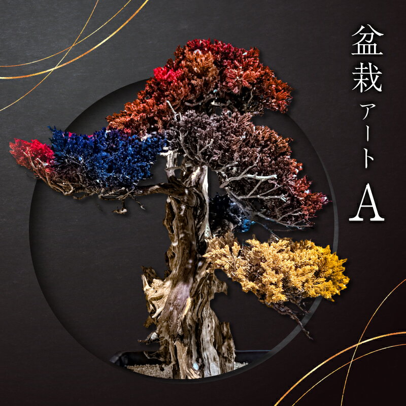 【ふるさと納税】盆栽アート【A】 岐阜県 可児市 盆栽 アート 伝統文化 インテリア ディスプレイ 再生 植物 アート作品 Withers 水やり不要 メンテナンス不要 盆栽アート 日本 伝統 文化 オフィス 自宅 装飾 飾り 送料無料