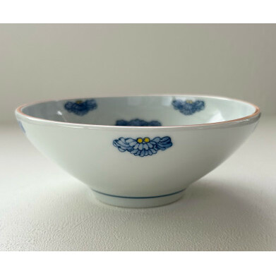 有田焼 手描きボタン柄 中鉢 【起山窯】食器 器 うつわ 鉢 呉須 染付 A20-559_イメージ5