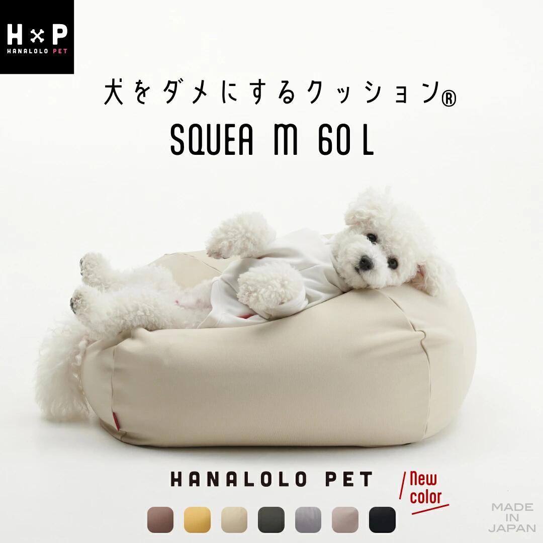 【ふるさと納税】犬をダメにするクッション Mサイズ スクエアペットクッション ペットベッド カバーセット ビーズクッション 犬 ペット用品 補充 カバー クレアビーズ 日本製 ハナロロ かわいい 新生活 おしゃれ 雑貨 インテリア 癒し お手軽 日本産 国産 愛知県 田原市