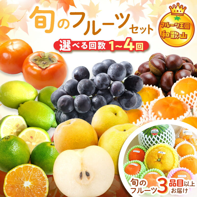 【ふるさと納税】フルーツ王国和歌山のフルーツセット 1回 2回 4回 定期便 ふるさと納税 フルーツセット ふるさと納税 くだもの ふるさと納税 果物 ふるさと納税 フルーツ ふるさと納税 フルーツ詰め合わせ お楽しみ 送料無料