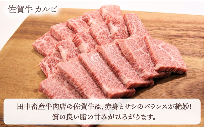 【全6回定期便】佐賀牛 プレミアム焼肉盛り合わせ 900g（300g×3種）【田中畜産牛肉店】 [HBH042]