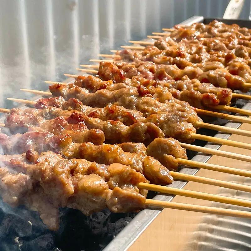 カルビ 牛肉 中落ち 串 30本 | BBQ キャンプ カルビ