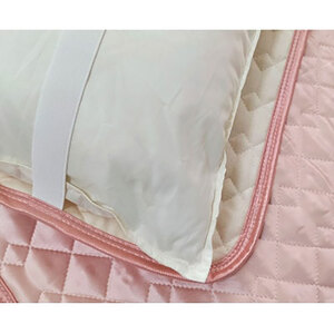 ＜Mサイズ 43×63cm＞美髪ケア シルク100%枕パッド　ピンク2枚組　SSM-1M-2P