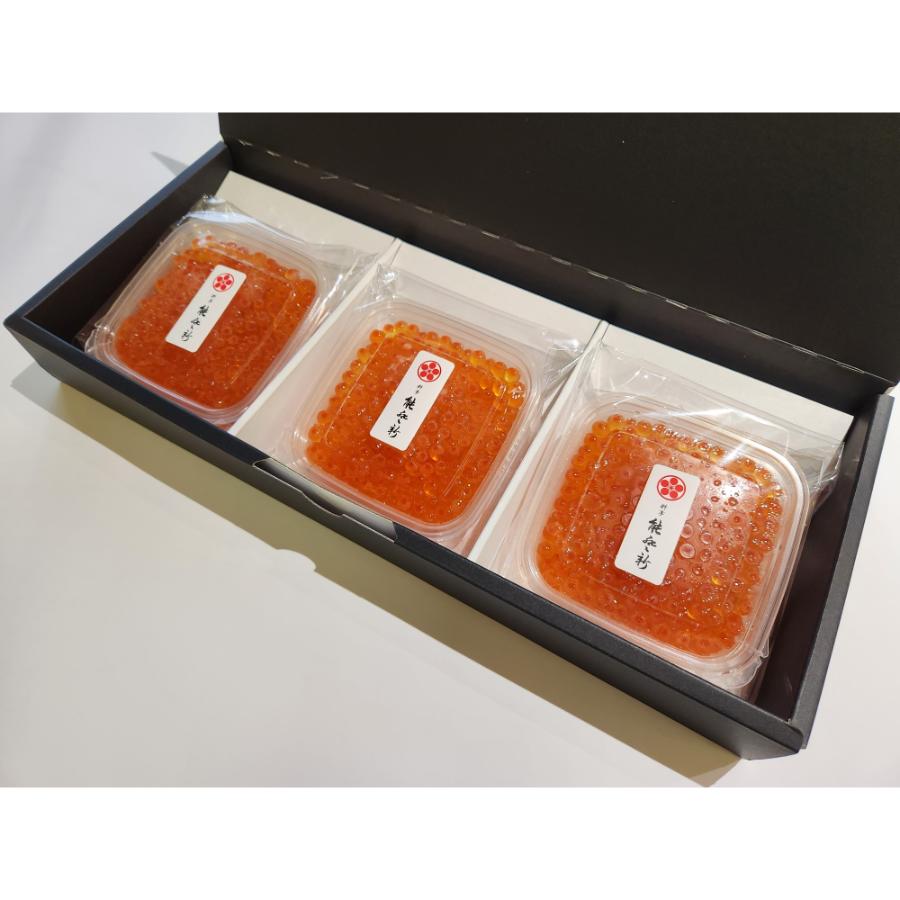 ＜料亭　能登新＞料亭のはらこ醤油漬け３個セット