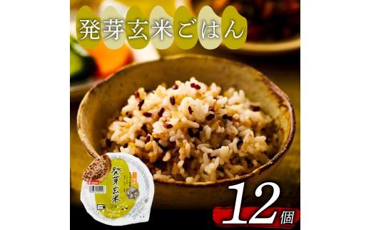 発芽玄米 ごはんパック 160g 12個 発芽 玄米 米 ごはん ご飯 こめ パックライス パックご飯 パックごはん ご飯パック パック ライス 備蓄 保存 非常 防災 電子 レンジ 温めるだけ レン