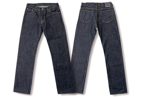230P7637 秋田の拘り「なまはげジーンズ」青鬼モデル（スリムストレート）36インチ 青鬼モデル 36インチ