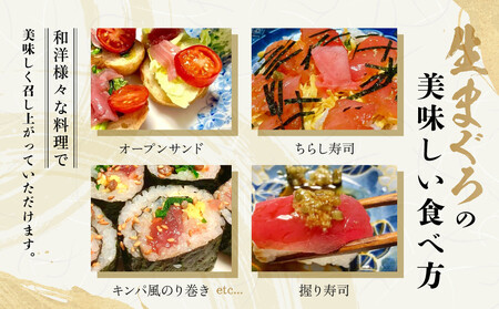 紀州勝浦港満足セット「もちもちまぐろ」３人前