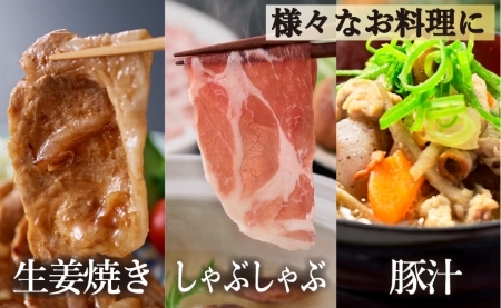 【部位4種食べ比べ！】九州産豚肉4種贅沢セット 4.5kg（国産 豚 豚肉 バラ ロース しゃぶしゃぶ 生姜焼き 小分け 真空 大容量 冷凍）