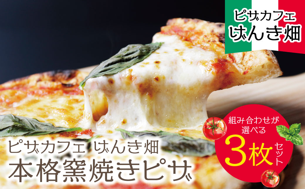 
            種類が選べる！本格窯焼き・ げんき畑 ピザ 3枚セット＜赤・白・お好みのピザ＞ ピザ 冷凍ピザ ピザ 冷凍 窯焼き ピザ 人気 ピザ おすすめ ピザ 食べ比べ ピザ ピザセット マルゲリータ ピザ スピード発送
          