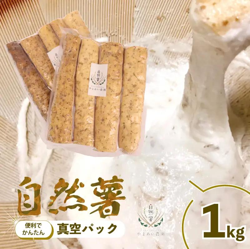【2026年度先行予約】1kg 自然薯 真空パック 静岡県 牧之原市 やまあい自然薯菜園
