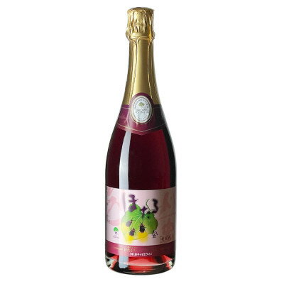 【ふるさと納税】岩手くずまきワイン　スパークリング　【ほたるスパークリング・赤:750ml】　1本【1648939】