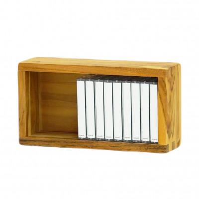 ふるさと納税 中野区 カセットテープボックス 幅27.8cm 奥行き8.8cm 高さ14.9cm チーク無垢材 |  | 03