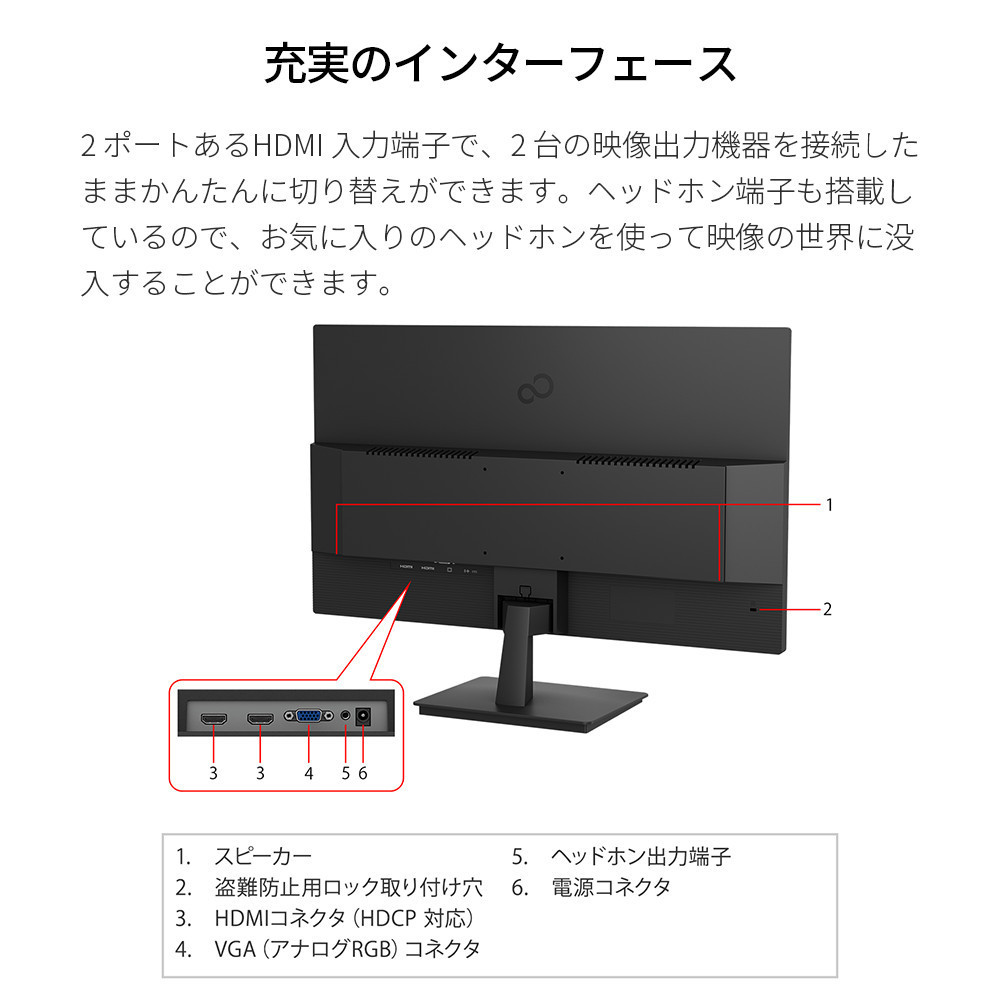 FMV Display　27型ワイド ノングレア液晶（WMD27011BT）