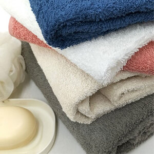 ＜フェイスタオル8枚組＞オーガニックコットンフェイスタオル(34×80cm) 彩りNB