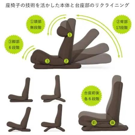 ZAGUN　フレックスチェア2　ブラウン_雑貨・日用品 椅子・チェア・ソファ 家具・インテリア _【1260806】