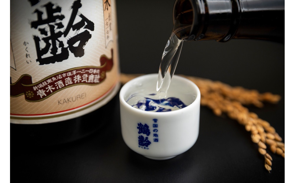 雪国のお酒「鶴齢」芳醇清酒【一升瓶1800ml】×3本