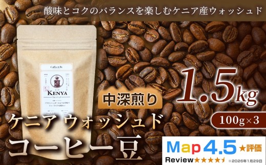 ケニア（100g×3袋）×5セット