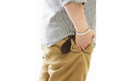 ＭＯＴＯマットバケッタ靴べらキーホルダー（BROWN）本池秀夫監修