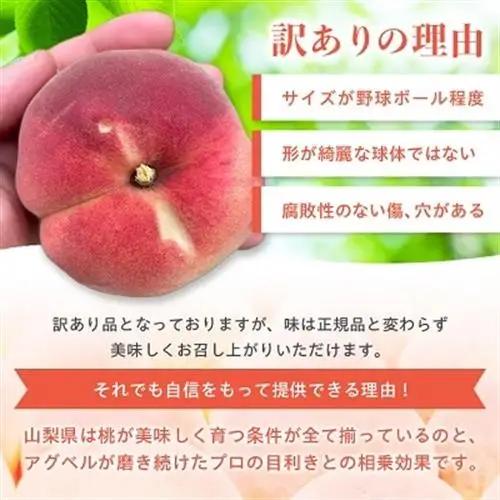 【2027年発送　先行受付】【訳あり】桃5～9玉2kg以上【配送不可地域：離島】【1456742】